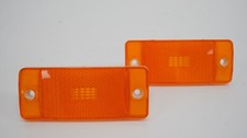 Side Marker Light Lens Front Set 1970-1977 Early Ford Bronco - Amber