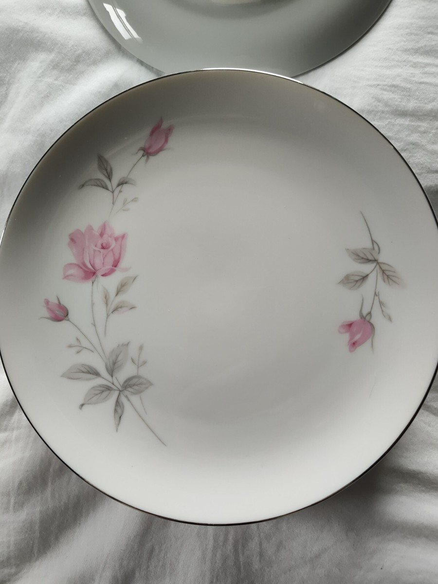 Vintage ROSE CHINA ARBOR ROSE (4102) 7 Salad Plates/ 7 Teacups. | eBay