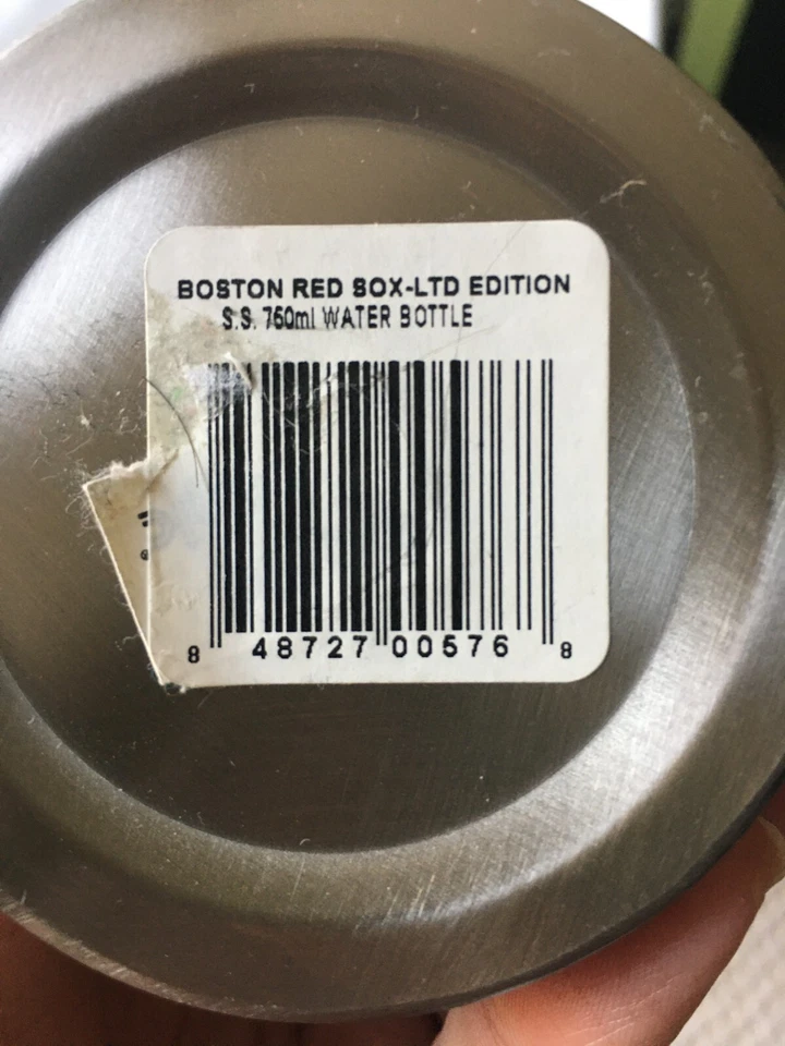 Botella de agua Boston Red Sox 750 ml acero inoxidable edición limitada Foto 3 de 3