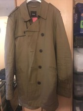 ASOS Mens Long Coat. Light Green. New No Tags. Free Postage