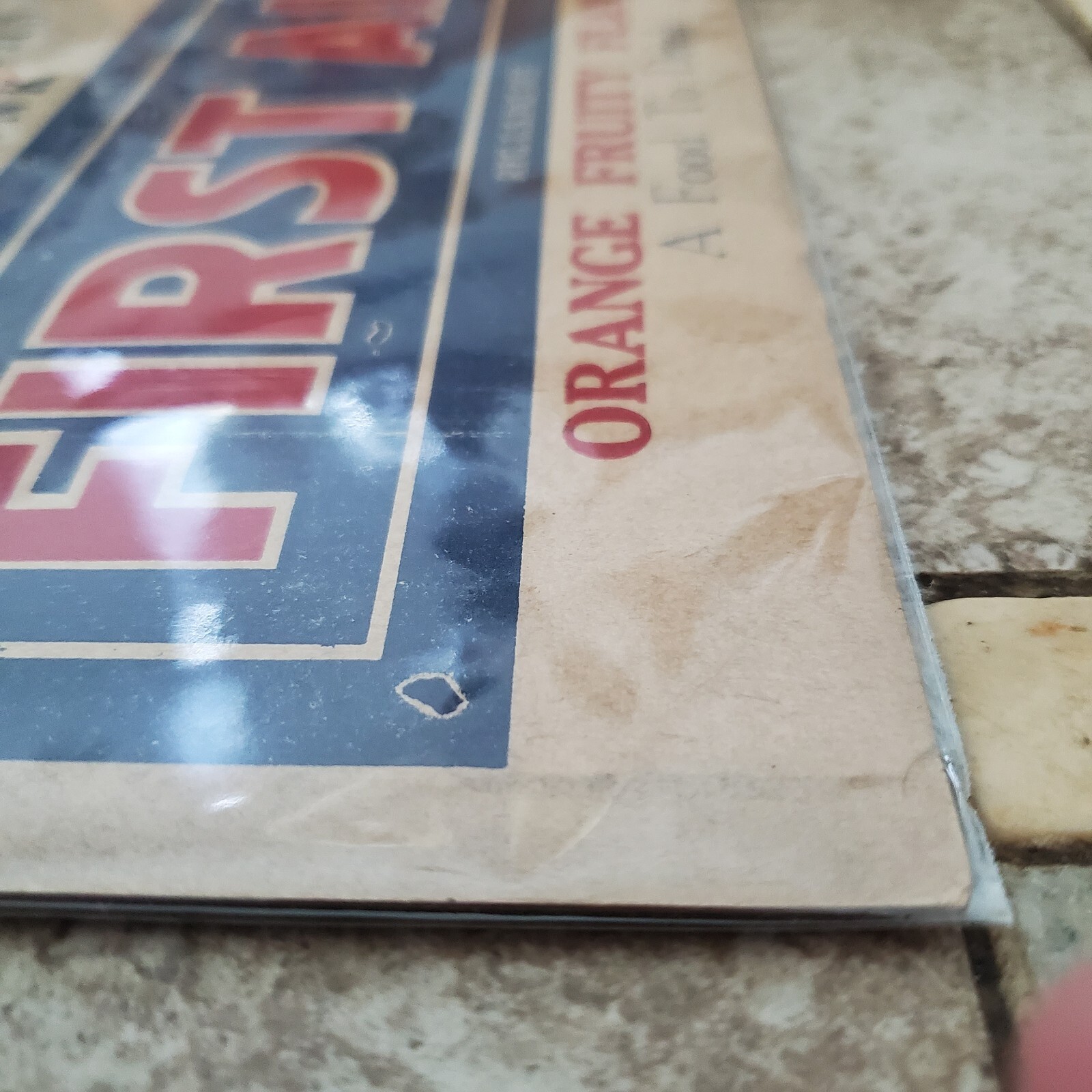 Antique 1920's First Aid Orange Drink Beverage Quack Advertising