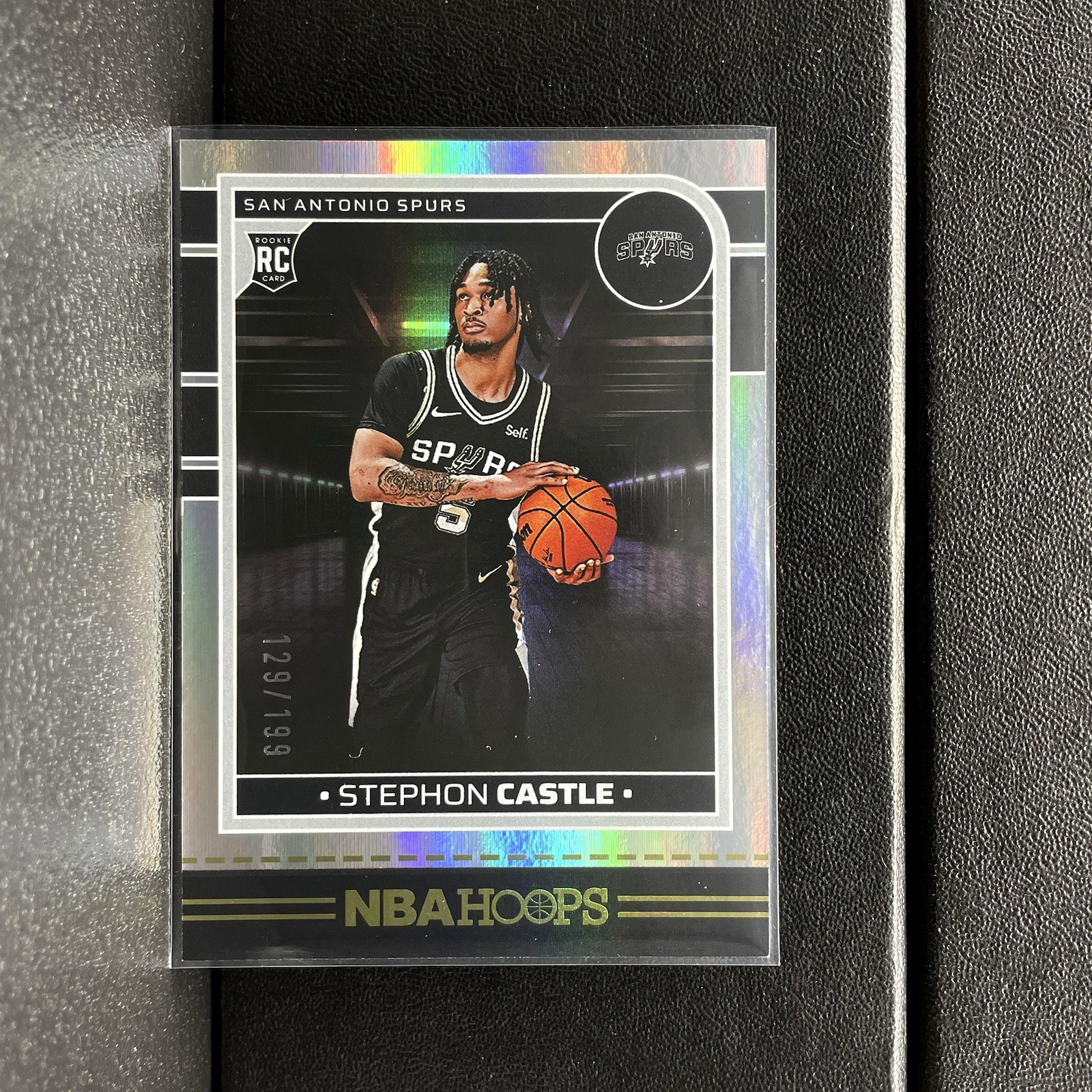 Stephon Castle 2024-25 Panini NBA Hoops RC Silver Holo /199 #234