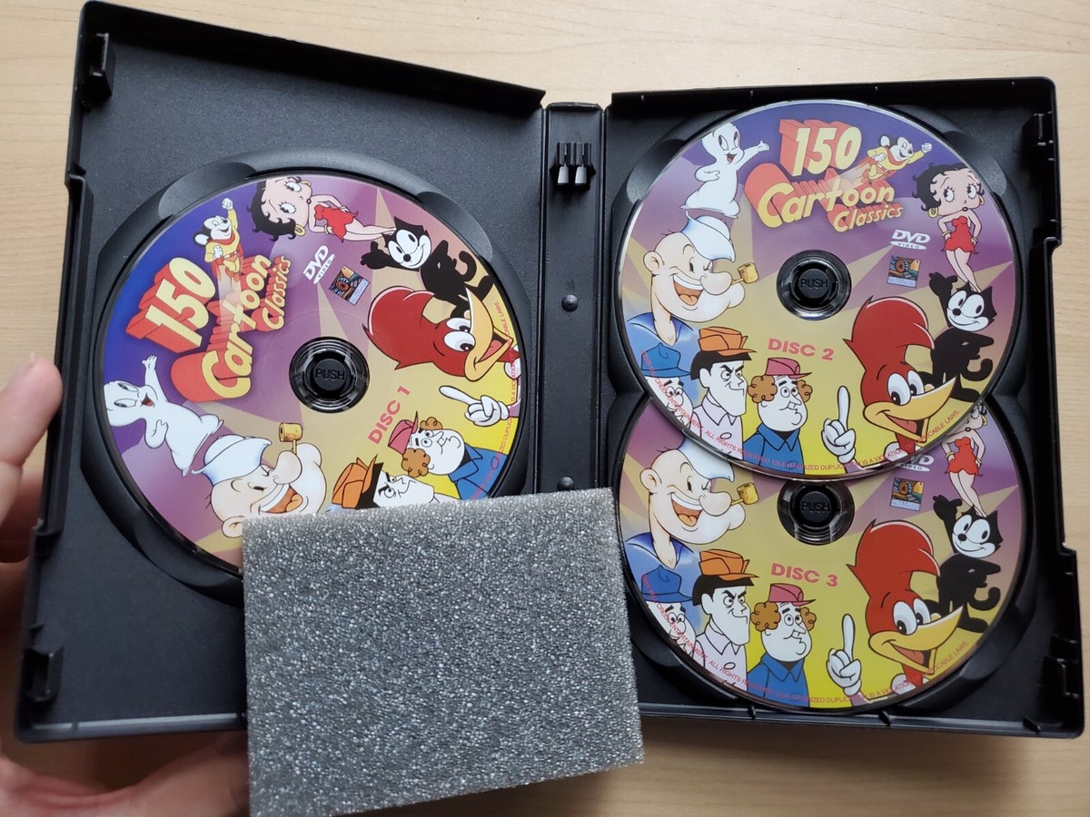 150 CARTOON CLASSICS / ( BOX) [DVD] 683904505309| eBay