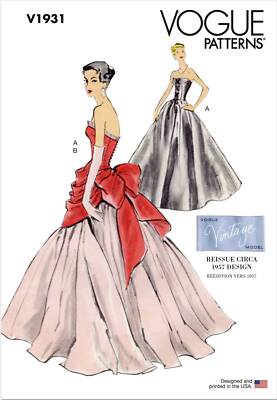 Schnittmuster Vintagemode Vogue v1931 34-42/42-50