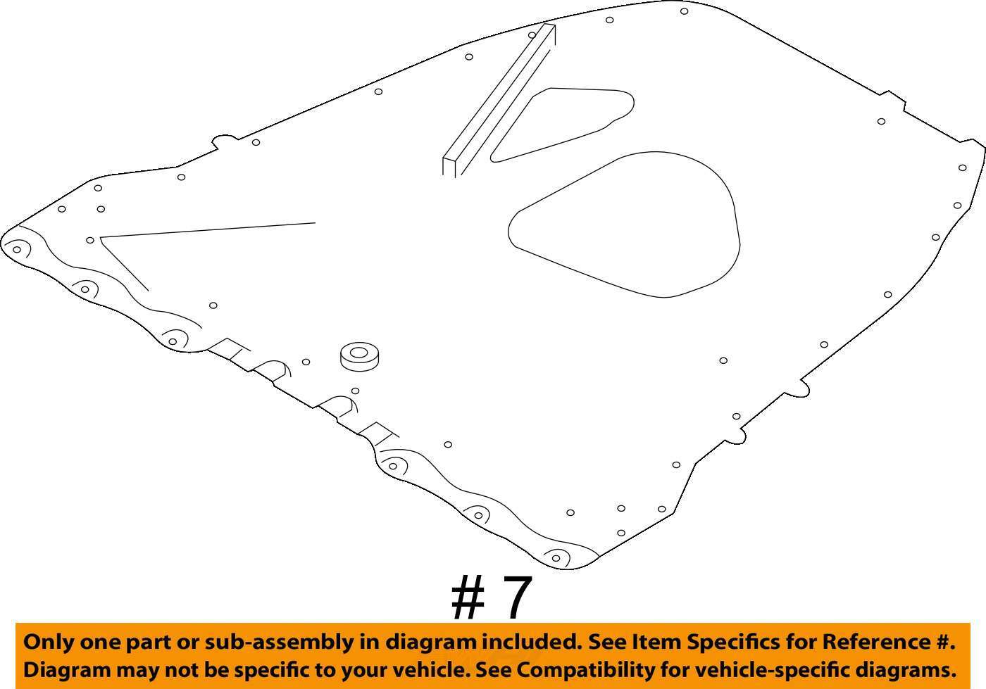 BMW i8 I12 I15 Rear Lower Suspension Subframe Stiffening Plate 2014 - 2020 OEM