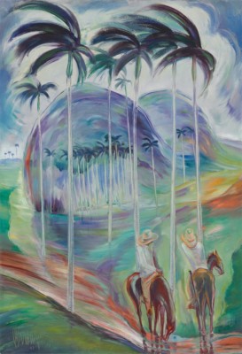 Tetes of Madruga by Carlos Enriquez Gomez - 1943 Art Print - Vibrant, Tropical