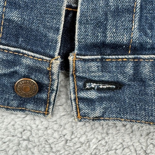 True Vintage 1960s Levi’s Big E Type 3 Trucker Jacket Medium Great Patina - Picture 11 of 24