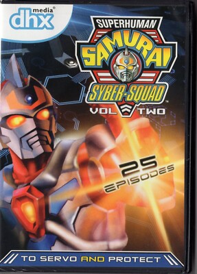 Superhuman Samurai Syber-Squad, Vol. 2 (DVD, 2013, 3-Disc Set)