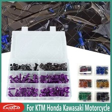 177PCS For KTM Honda Kawasaki Motorcycle accessories Complete Fairing Bolts Sets