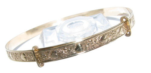 Enfants 9ct 9carat or Jaune Bracelet - Photo 3/6