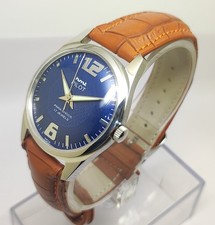 Vintage Hmt Pilot Blue Dial 17 Jewels Para Shock Mechanical hand winding Watch