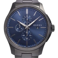 discount GUCCI G timeless 126.2 Chronograph Date Navy Dial Men's Watch A#146651 - Image 1
