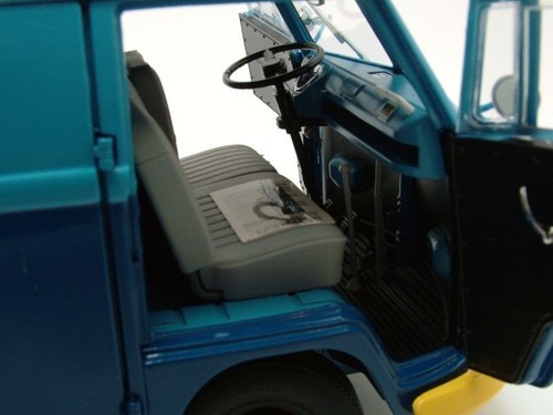 ,SCHUCO, VOLKSWAGEN T1 marca Nurnberger Nachrichten techo azul amarillo, 1/18... - Imagen 6 de 6