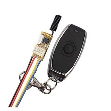 Mini Remote Relay 12V Wireless Remote Control Switch, 433Mhz Remote Momentary