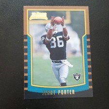  Jerry Porter ROOKIE Oakland Raiders NFL Football Card 2000 Bowman