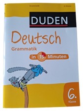 Duden Deutsch Grammatik 6. Klasse Arbeitsheft Übungen Gymnasium