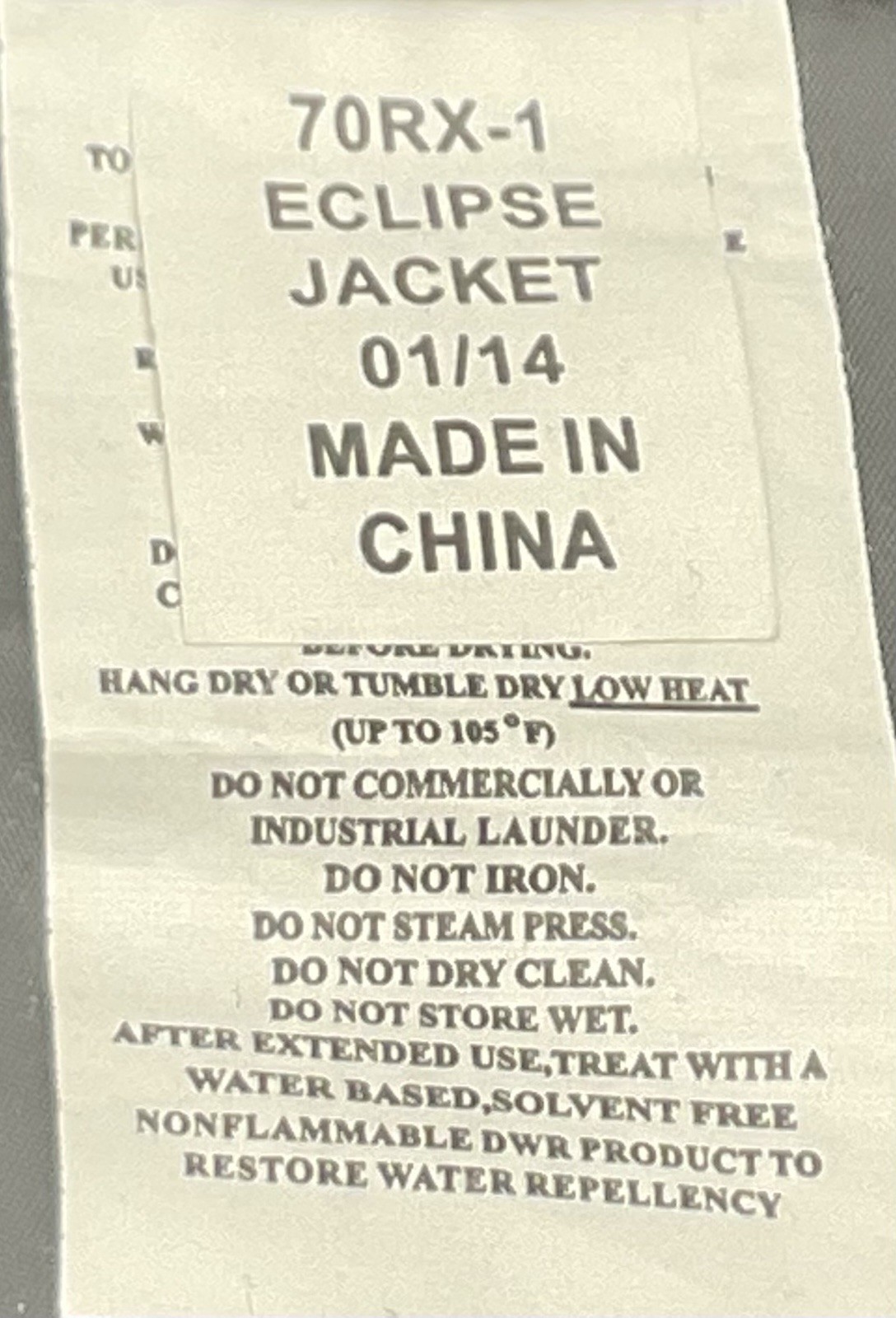 GERBER ECLIPSE SHELL JACKET 70RX-1 BBP RESISTANT … - image 10