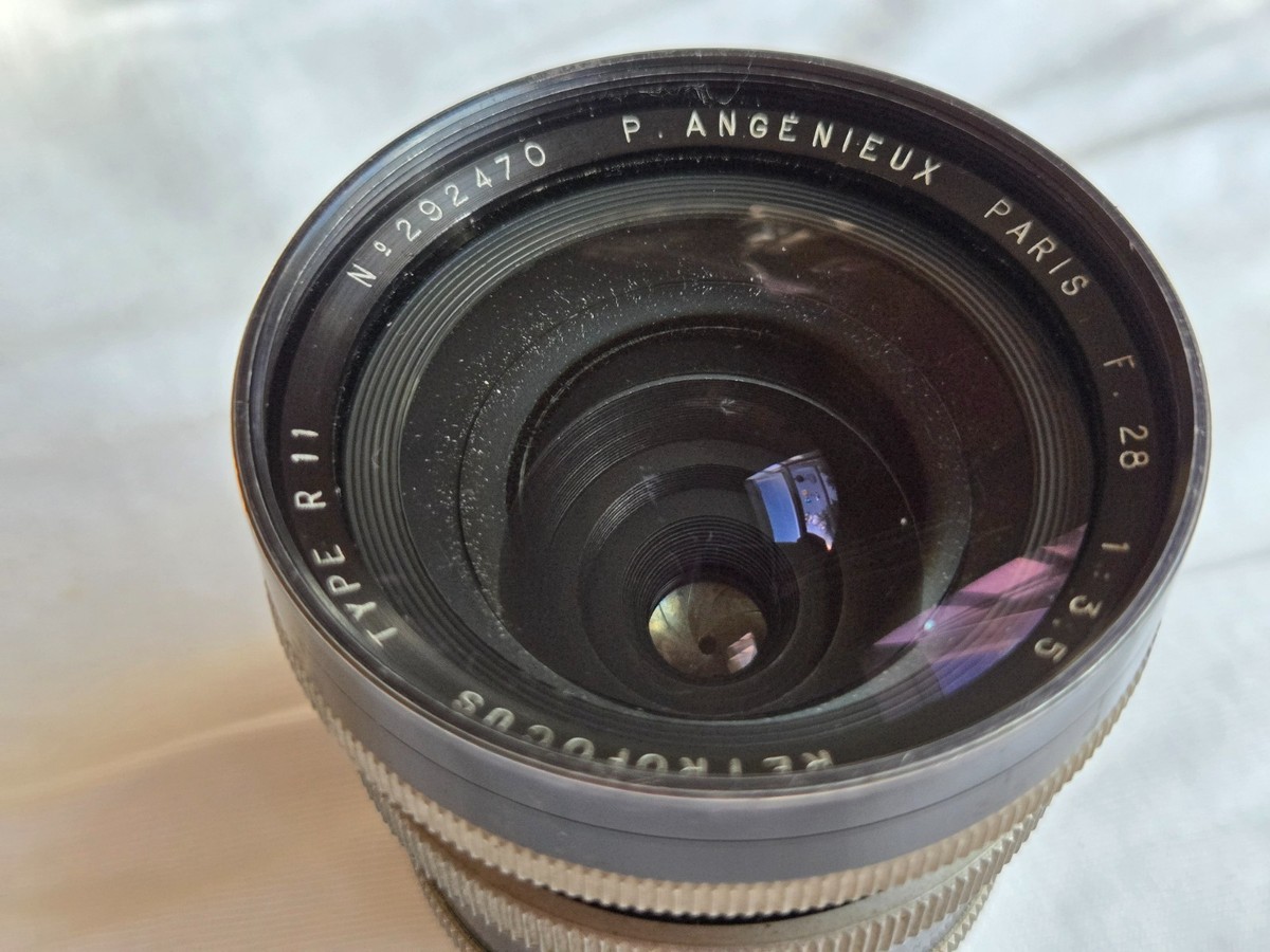 Original P. Angenieux 28mm f3.5 Lens EXAKTA Mount S#: 292xxx Paris 