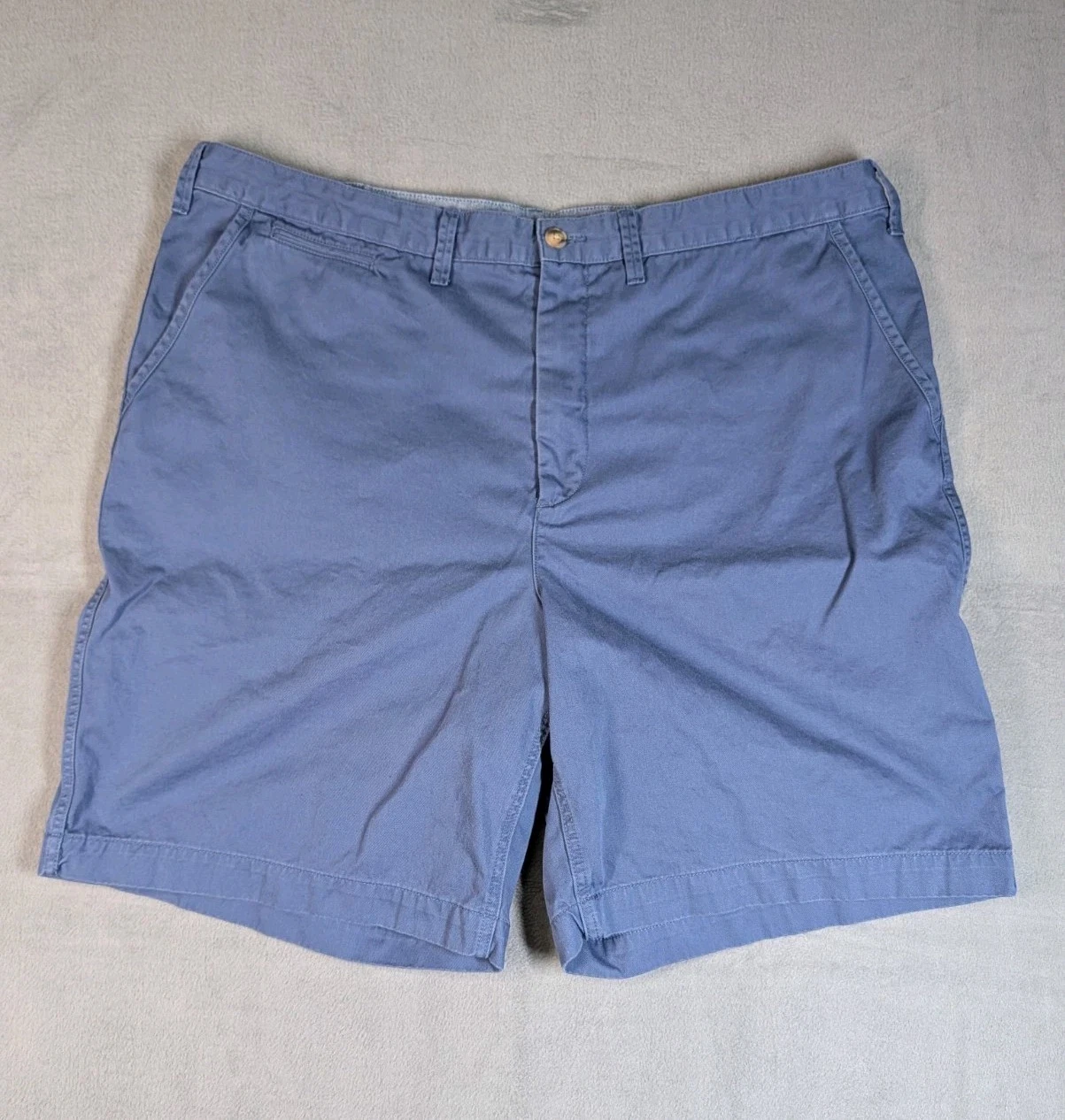 Polo Ralph Lauren Mens 42 Blue Chino Shorts Classic Casual Golf Preppy Style
