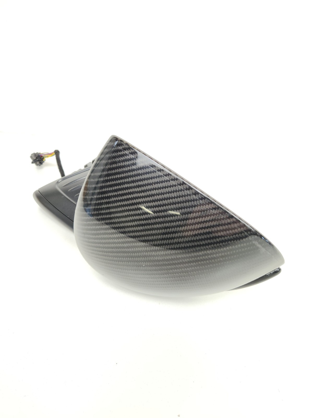2012-2014 MCLAREN MP4-12C LEFT DRIVER SIDE CARBON FIBER MIRROR OEM 11A6071CP