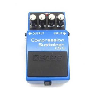 BOSS CS-3 Compression Sustainer Guitar Effects Pedal Used