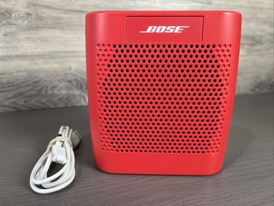 Bose Soundlink Color Wireless Portable Bluetooth Speaker Red 415859 Tested