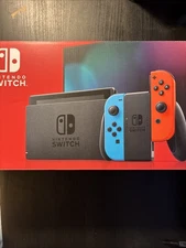 Nintendo Switch HAC-001 Handheld Console 32GB -Neon Blue/Red Joy-Con Controllers