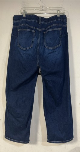 Torrid Jeans Damen 18S Bombshell Wide Leg Super Soft High Rise Blau Denim - Bild 4 von 5