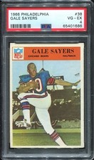 1966 Philadelphia #38 Gale Sayers RC PSA 4 Chicago Bears HOF U. of Kansas