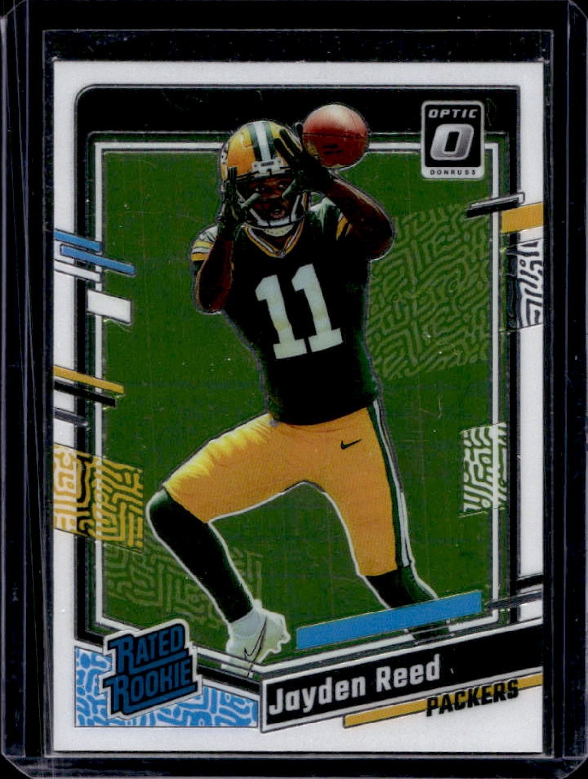 2023 Panini Donruss Optic Jayden Reed RC Rated #239 Packers Rookie