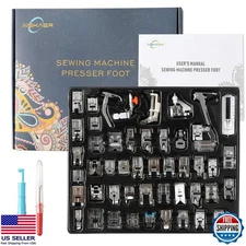 48Pcs Universal Sewing Machine Presser Feet Set for Various Brands