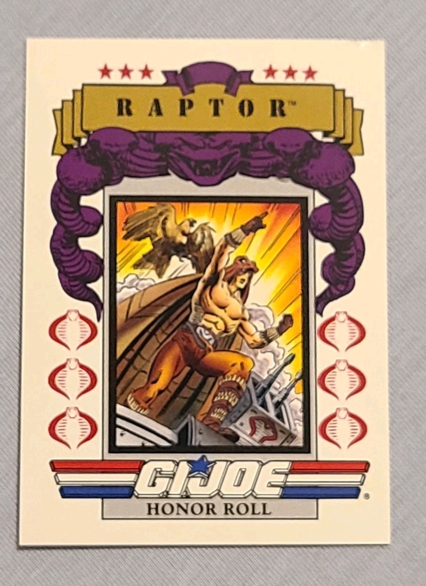 GI Joe 1991 Impel Trading Card #177 Raptor | eBay