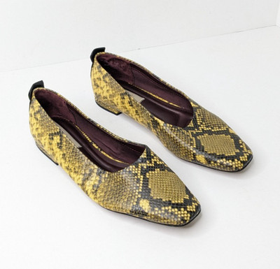 Franco Sarto Vana Ballet Flats, Gold/Black, Women's 8.5