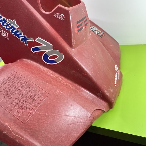 1987 Honda TRX70 TRX 70 Fourtrax OEM Front Fender Plastics - Picture 20 of 24