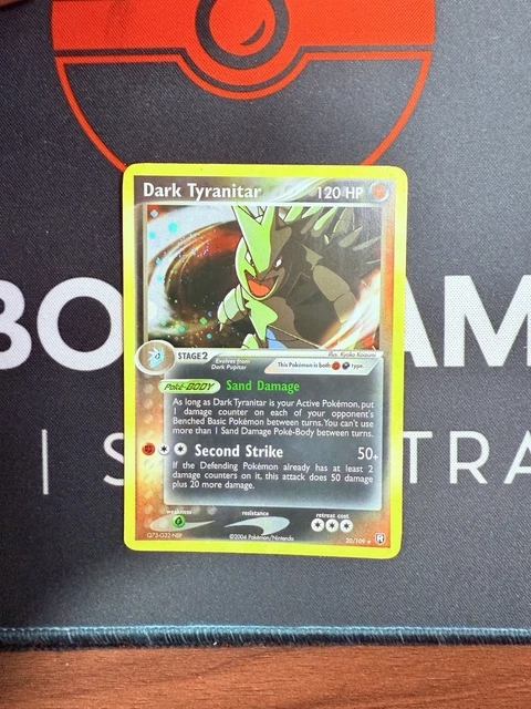 Dark Tyranitar Holo EX Team Rocket Returns 2004 Pokemon #12