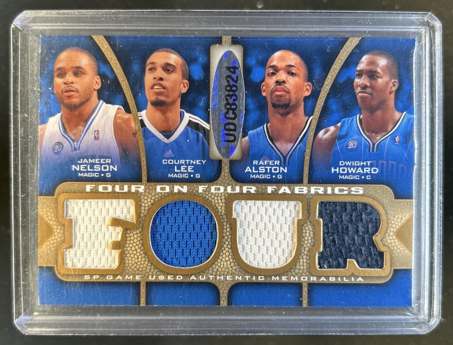2009-10 SP Game Used Chalmers Dwyane Wade O'Neal Beasley Lee Dwight Jersey #/65 view 2