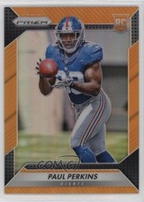 2016 Panini Prizm Rookie Orange Prizm 197/299 Paul Perkins #260 03l6