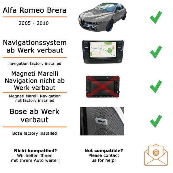 Autoradio Alpine INE-W611D FüR Alfa Romeo Brera Navigation Bose Navigationssyste-image