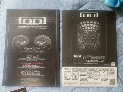 Tool 公式 大判ポスター TOOL Japan LIVE concert MINI-POSTER x4! 2007 2025 PARABOLA 2006