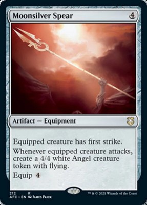 MTG Moonsilver Spear [Dungeons & Dragons: Adventures in the Forgotten Realms Com