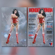 Image of WONDER WOMAN 80th ANNIVERSARY #1 NATALI SANDERS KRS TRADE & VIRGIN VARIANT PACK