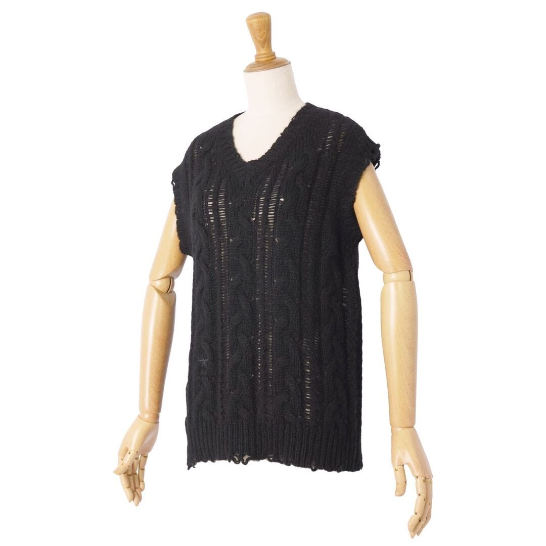 Dior Christian Knit 2022 Sweater Sleeveless Bee Embroidery Alpaca Used MOLO-0 thumbnail 3