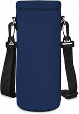 Neoprene Water Bottle Carrier Bag with Adjustable Shoulder Strap,Insulated