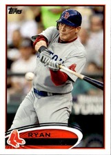 2012 Topps #651 Ryan Sweeney Blue Baseball Card
