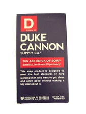  ( 1 ) Duke Cannon Supply Co. Big Ass BRICK of SOAP NAVAL DIPLOMACY 10 oz  👀@📸