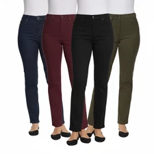 Gloria Vanderbilt Women's Amanda Jean Stretch Denim Plus Sizes Available New