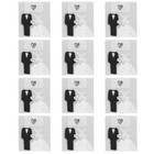 12pcs European Style Candy Bag Creative Storage Pouches Festival Groom Suit and