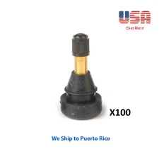 100 PCS TR801HP High Pressure Snap-In Tire Valve Stem 1.31" Height - .625" Hole
