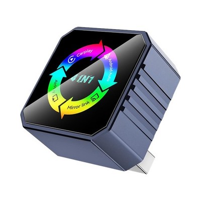 4-in-1  CarPlay/für Android Auto/ Link/AirPlay AI Box USB-Dongle: Kabelgebu6991
