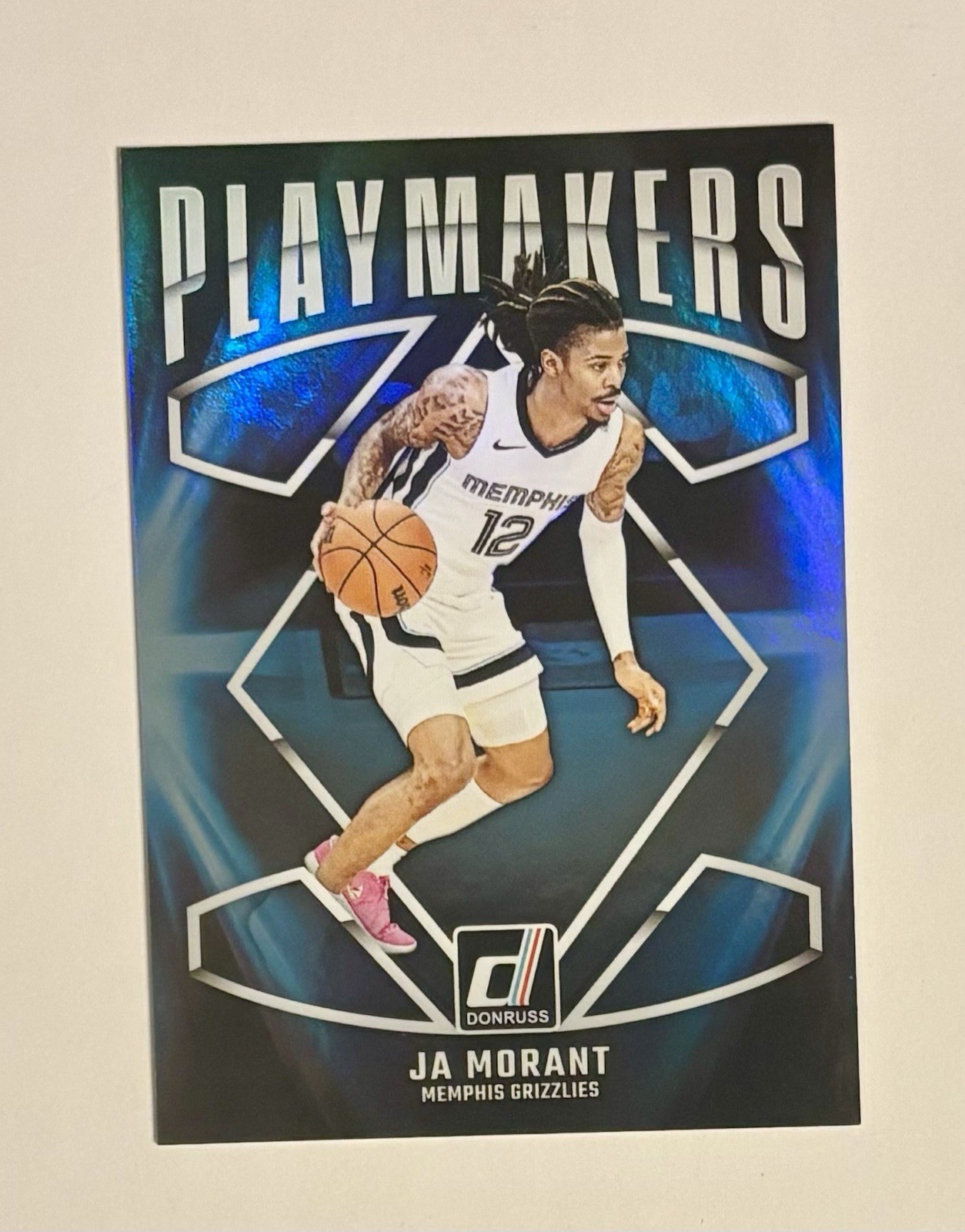 2024-25 Panini Donruss Ja Morant Playmakers SP Insert Memphis Grizzlies #7